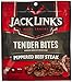 Jack Links Tender Bites Bag, Peppered Beef Steak, 2.85 Ounce (Pack of 4)