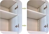 Siqian White Furniture Stickers Self-Adhesive Screw Hole Covers 54pcs 21mm view 3