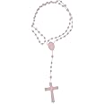 Vatican Imports Plastic Economy Rosary | 10 Bright Colors | Perfect for Camps, Groups and Retreats | Made in Italy | Christian Prayer Accessories