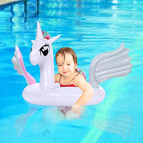 Zobire Baby Pool Float, Unicorn Toddlers Floaties, Infant Swimming