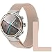 ZENWATCH 3 Band,Oitom Premium Woven Milanse Loop Stainless Steel Watch Band Strap for ASUS ZENWATCH 3 Smart Fitness Watch(Rose Gold Large 6.10