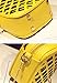 MILATA Fruit Pineapple Shaped Women Pu Leather Clutch Purse Cross Body Bag (yellow)