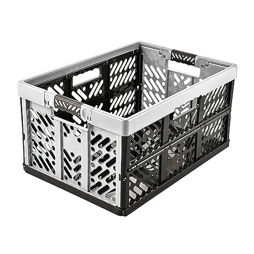 keeeper ben Profi-Klappboxen, 4er-Set, 45 l, Hellgrau