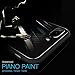 ROYBENS iPhone 7 Plus Case, [Piano-Paint Series] Real 2H [Hard] Scratch Resistant Back Cover [Soft] Enhanced Grip Bumper for iPhone 7 Plus (2016) - Jet Black