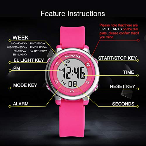 1 Waterproof+Electrical+Wristwatch+Stopwatch+Reminder