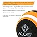 HJJS Massage Ball Set for Myofascial Release, Trigger Point Therapy, Muscle Knot Remover and Plantar Fasciitis with Instruction Book. (Set of 5)