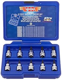 Vim Herramientas v5psd 10 Piece 3 8" 5 Point de destornilladores de seguridad de disco