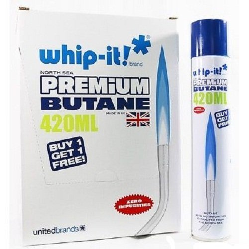 Whip-it! Fuel Butane 420ml+Free Torch Lighter (12)