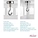 Heavy duty magnets, Magnetic Hooks 25 Pounds and 44 Pounds Pull Force Magnet Bases used for-Neodymium Indoor/Outdoor Magnet Hook , multi purpose Neodymium Magnets declutter your space-Warmtaste
