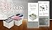 Drawer Organizer - Foldable Fabric Storage Bins 3 Set (Gray) - eBook Included - 100% Clutter Free - Great Baby Closet Organizer, Clothing Storage, Toy Storage - Keeps Underwear, Bras, Socks, Onesies