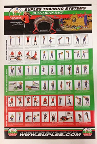 Bulgarian Bag Exercise Poster