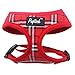 PUPTECK Soft Mesh Dog Harness and Leash Set Pet Puppy Cat Comfort Padded Vest No Pull Harnesses, Deep Red, M