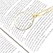 Super Z Outlet Necklace with 1-3/4 Inch Optical Magnifier Lens and 36-Inch Gold Chain for Library, Reading Fine Print, Zooming, Increase Vision, Jewelry