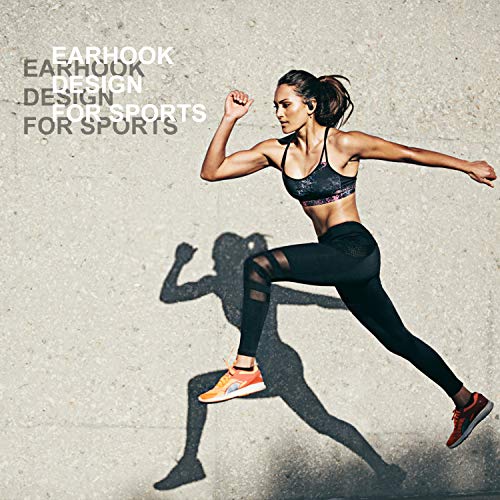 Wireless Bluetooth Earbuds, V5.0 HD HiFi Stereo Bluetooth Earpiece 200H Playtime Waterproof Noise Cancelling In-Ear Headphones with Charging Case, USB-C Quick Charge for iPhone Android Sports Business