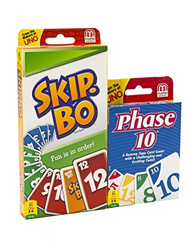 Maven Gifts: Phase 10 Card Game with Skip-Bo