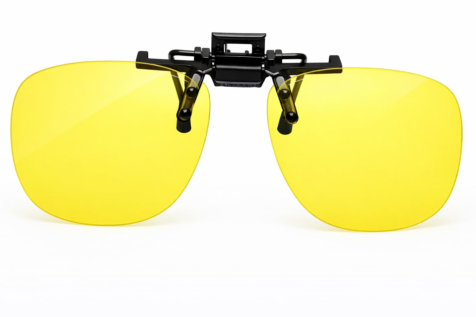 Happyeye Yellow clip on tinted glasses irlens coloured coloured overlay alternative