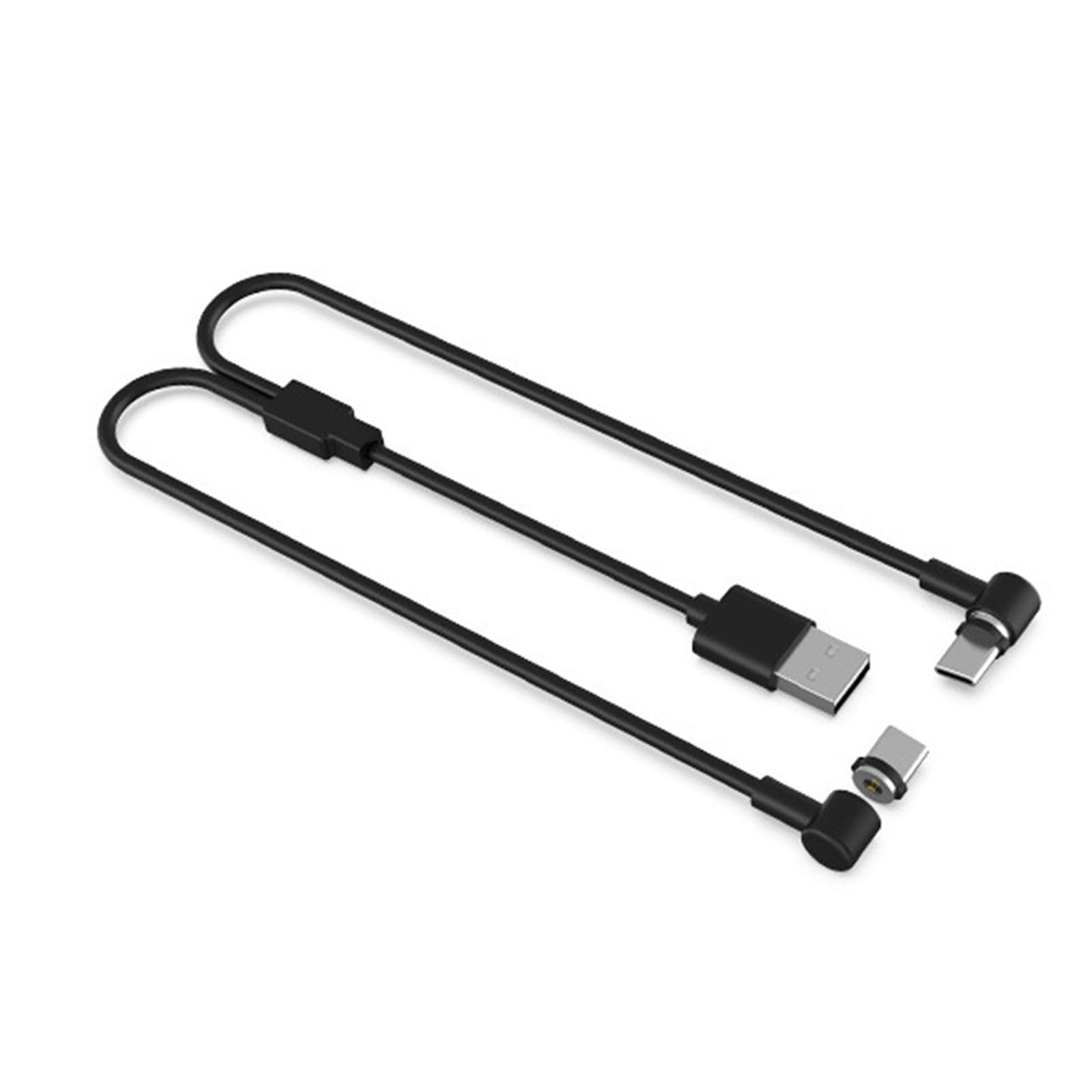 VR Charging Cable Magnetic for PSVR2 Controller Fast Charger Line 2 in 1 USB to Type C Elbow Cable for PSVR2 Accessory
