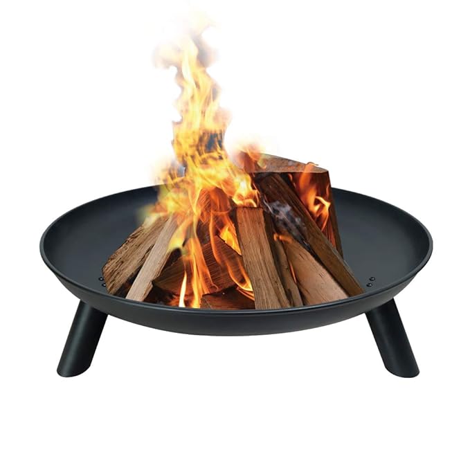 FROADP Feuerschale Ø 80 cm - Feuerstelle Draußen rund für Terrasse Garten Balkon (80cm