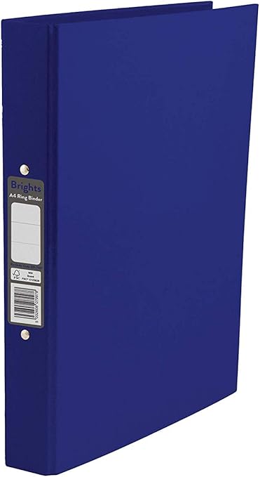 A4 2 Ring Binder File Folder - Dark Blue Pack of 10: Amazon.co.uk ...