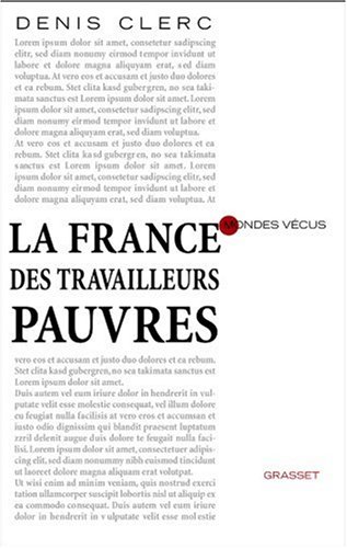 La  France des travailleurs pauvres