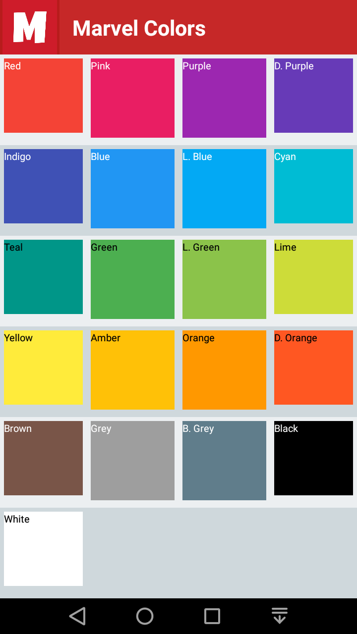 Marvel Colors Amazon in Appstore For Android