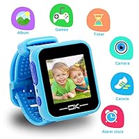 Gifts for 3-10 Year Old Boy Pussan Smart Watches for Kids Toddler Watch with Camera USB Charging Best Toy Christmas Birthday Gifts for Kids Smartwatch Kids Watches for Boys Girls VTech Kidizoom Blue
