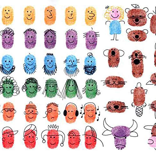 12Pcs Multi - Colored Giant Ink Pads Stamp for DIY Craft Pad Set