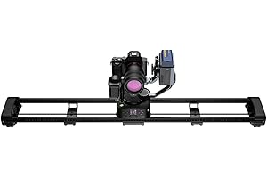 ZEAPON AXIS 80 Pro AXIS Multi-axis Motorized Camera Slider, 31''/ 80cm Professional DSLR Dolly Carbon Fiber Electric Track, Pan Heads for 360° Panoramic Time-Lapse Follow Focus Photography
