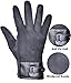Outrip Men's Winter Warm Gloves Touch Screen Windproof Driving Cycling Gloves (Black)