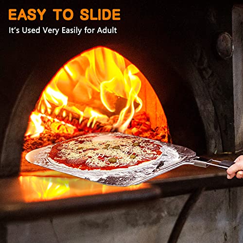 Pizza Peel - Aluminum Metal Pizza Peel 12\