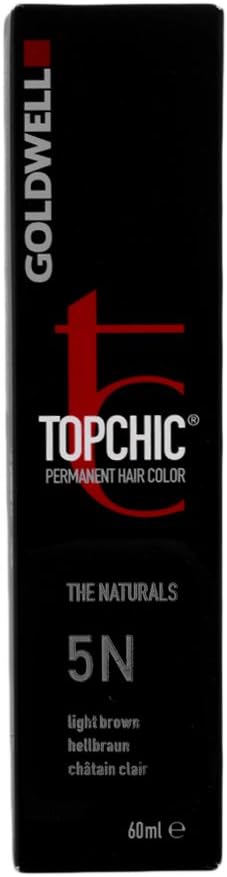 Goldwell 5N Light Brown Topchic Naturals tb 60mloxidative dye