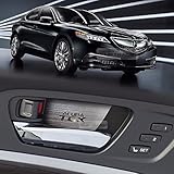 Door Catch Hairline Metal Aluminum Interior Garnish Molding Protect Anti Scratch Cover For ACURA TLX 2015 2016 2017