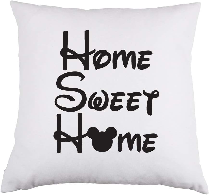 Amazon Com Abby Smith Home Sweet Home Mickey Mouse White Throw