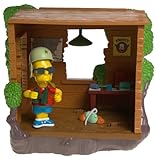 The Simpsons Series 12 Playset Bart's Treehouse with Military Bart