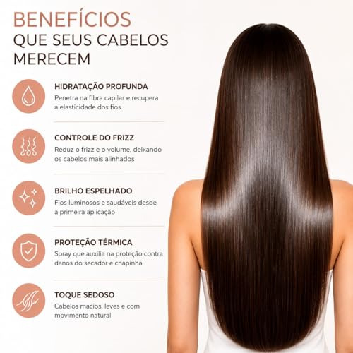 Lakose Kit Liso Absoluto Efeito Liso e Anti Frizz 4 Itens