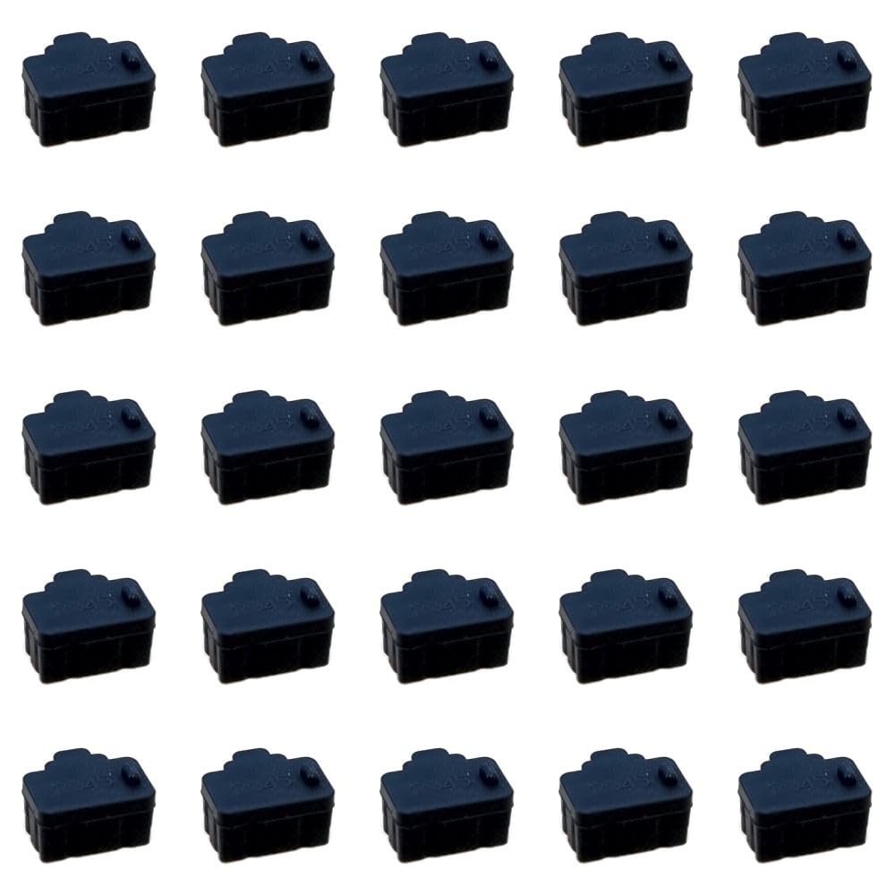 50 pcs RJ45 Ethernet Silicone Port Dust Plug/ Protector