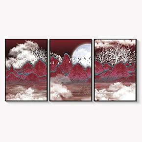 Framed for Living Room Bedroom Abstract Landscape Dream...