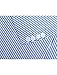 Allegra K Man Vertical Stripes Notched Lapel Long Sleeves Blazer Blue White S