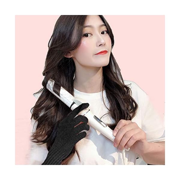 kuou-2-PCS-Heat-Resistant-Glove-for-Hair-Styling-Heat-Proof-Gloves-for-Hair-Curling-Wand-Protective-Gloves-Curling-Wand-Heat-Blocking-for-Curling-Fit-Unisex-Hand-Sizes kuou 2 PCS Heat Resistant Gloves for Hair Styling, Heat Proof Gloves for Hair Curling Wand, Heat Protection Gloves Flat…