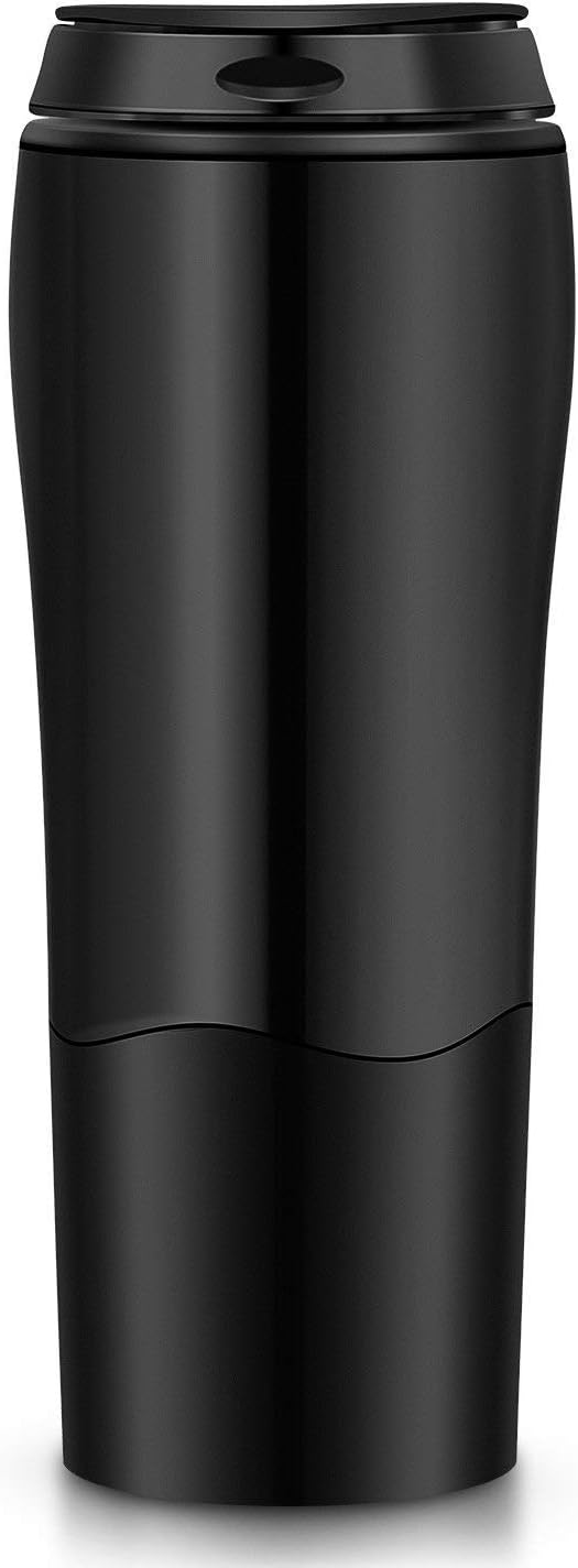 Mighty Mug Vacuum Insulated Bottle by Prosmart | Suction Bottle | Vacuum Insulated Bottle | Water Bottle for Sports | Water Bottle for Travel | Water Bottle for Home | Coffee Mug (Black)