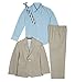 IZOD Kids Little Boys' Four Piece Formal Suit Set, Nafpak Blue, 5