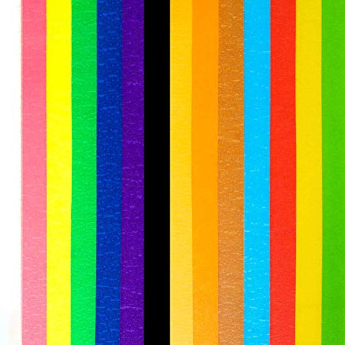 Colored Masking Tape,Colored Painters Tape for Arts & Crafts Projects, Labeling or Coding - Art Supplies for Kids - 10 Rolls Rainbow Masking Tape 1 Inch x 16.5 Yards (2.5cm X 15m)
