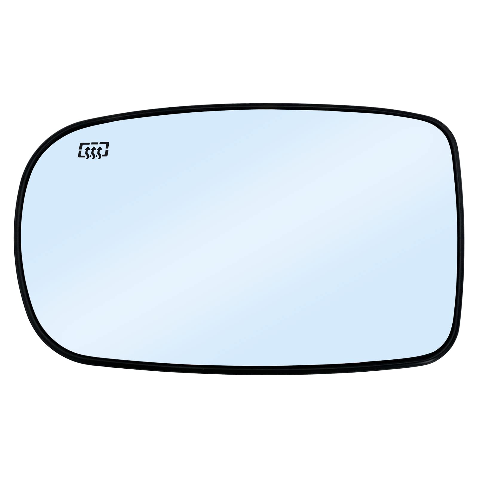 Photo 1 of Driver Left Side Heated Mirror Glass Replacement for 2011-2021 Chrysler 200 300, Dodge Charger Challenger - Side View Heated Convex Mirror Glass with Rear Holder, Replace 68101147AA