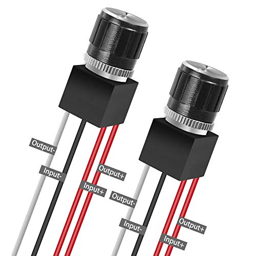 Photo 1 of ALOVECO 12 Volt DC Dimmer Switch for LED RV Lights Interior, 5-24 Volts LED Ceiling Dome Lights Dimmer and Switch for Camper, Recreational Vehicle, Halogen, Truck, Marine and Strip Lighting(2 Pack)