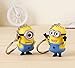 Despicable Me Minion Toy Rubber KeyChain figure 2pcs