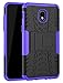 Samsung Galaxy J7 Refine Case - Shockproof Protective with Kickstand for J7 2018, J737V, J737T (Purple)