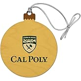 GRAPHICS & MORE Cal Poly Primary Logo Wood Christmas Tree Holiday Ornament