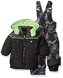iXtreme Baby Boys Inf Colorblock Snowsuit W/Print Bib
