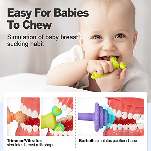 Baby Teething Toys 5 Packs ,Conforms to Baby Sucking Breast Milk Habit