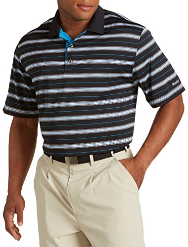 Reebok Big And Amp Tall Golf Speedwick Stripe Polo 2xl